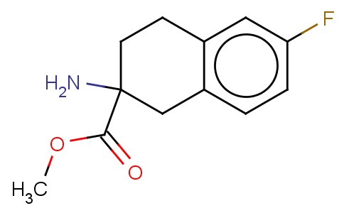 2-AMINO-6-FLUORO-1,2,3,4-TETRAHYDRO-NAPHTHALENE-2-CARBOXYLIC ACID METHYL ESTER